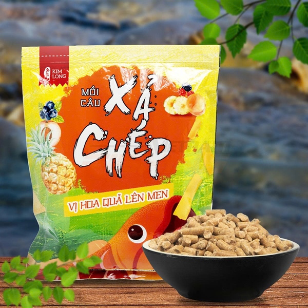 Mồi Câu Kim Long Xả Chép Vị Hoa Quả Lên Men